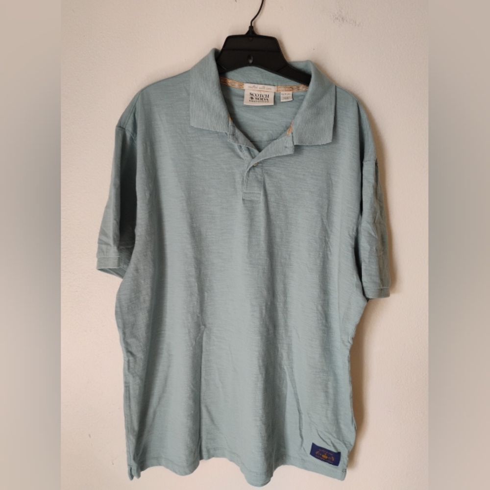 Scotch & Soda Light Blue Polo Shirt